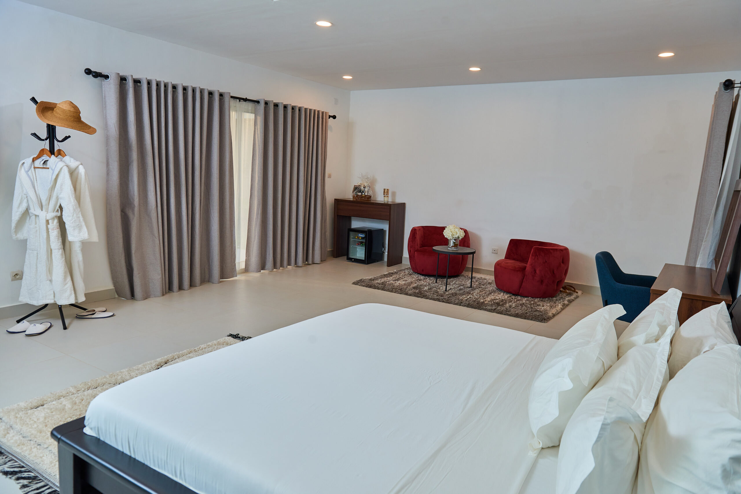 Lit de la Suite Junior du Duvick Hotel
