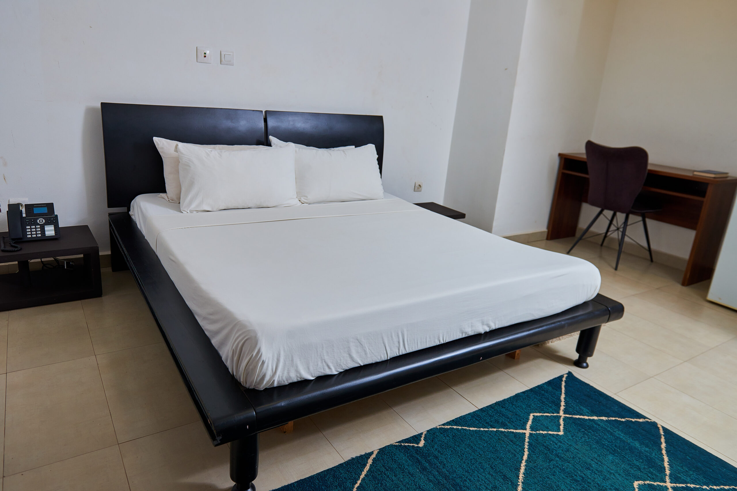 Lit de la chambre premium