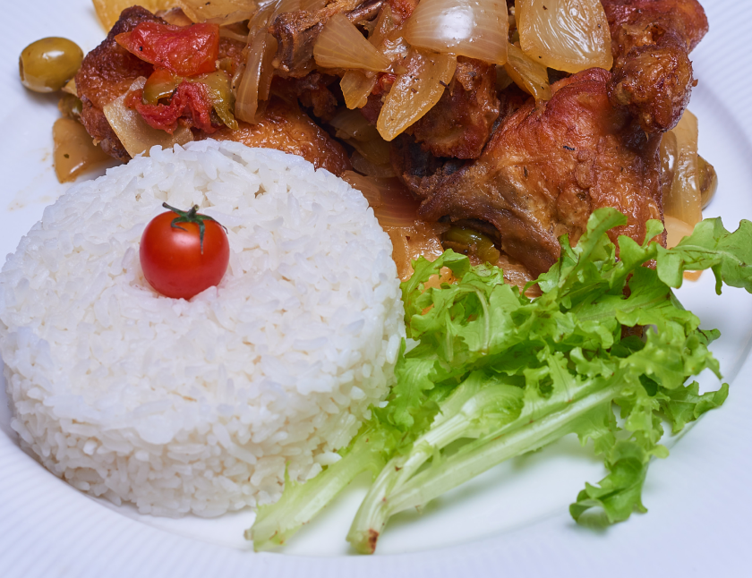 plat-3 Poulet Bassamois de Duvick Hôtel